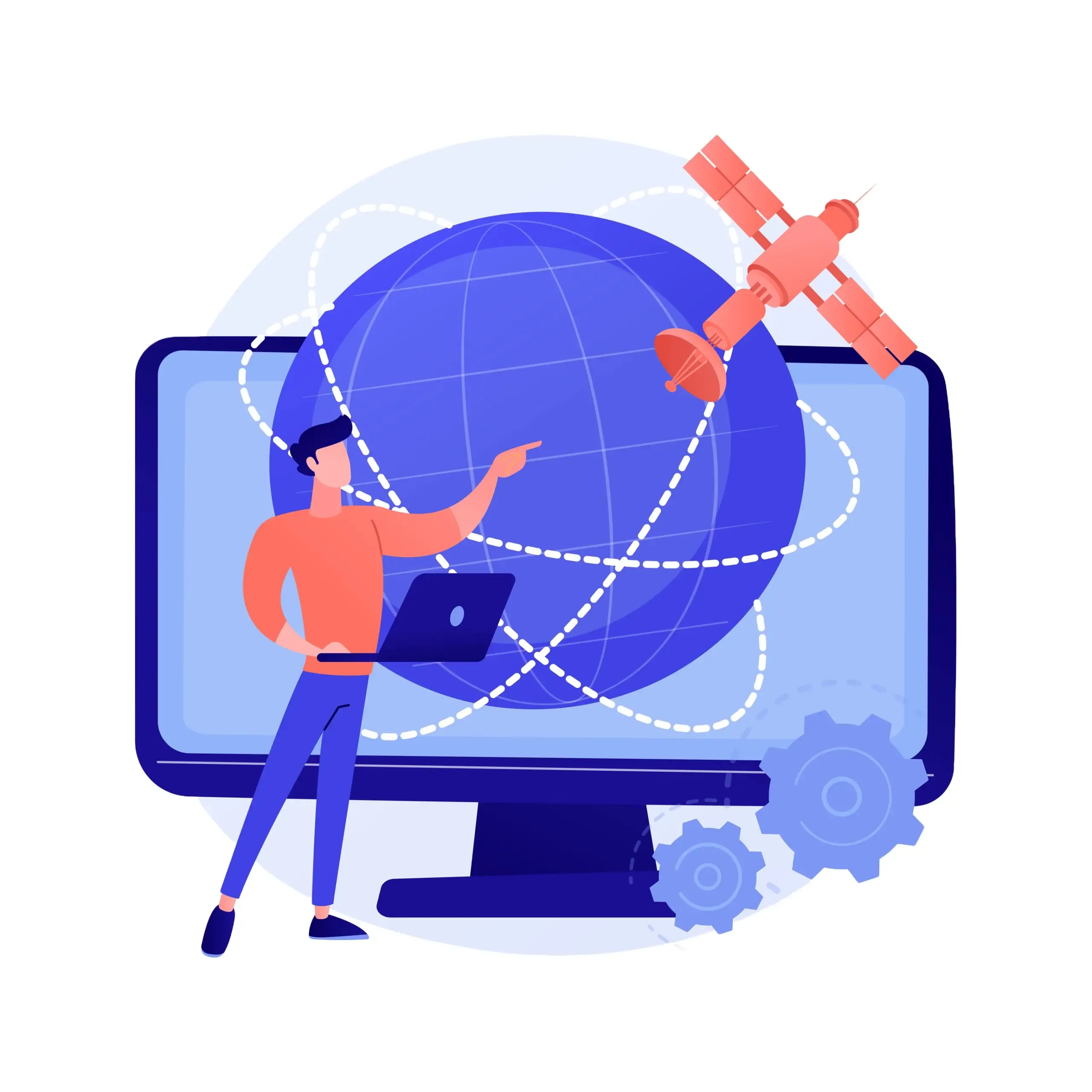 Global logistics network for international shipping