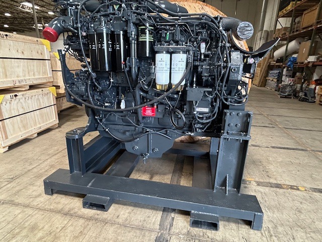 mining equipment shipping - heavy mining engine crated by Falcon Cargo