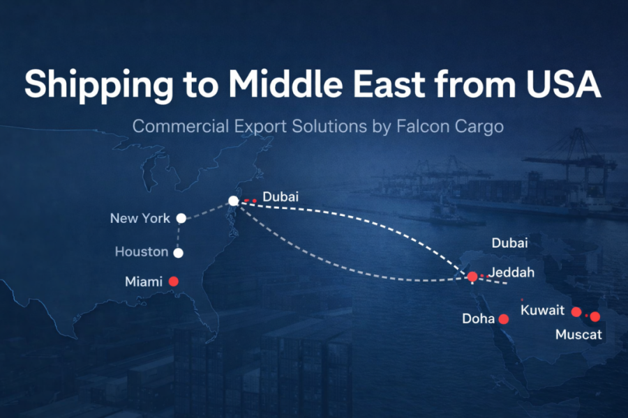 Shipping from USA to Middle East: Safer B2B Export Solutions